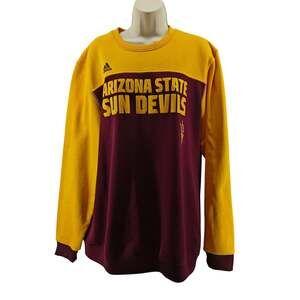 Adidas Arizona State Sun Devils Climalite Crew Pullover Sweatshirt Xlarge
